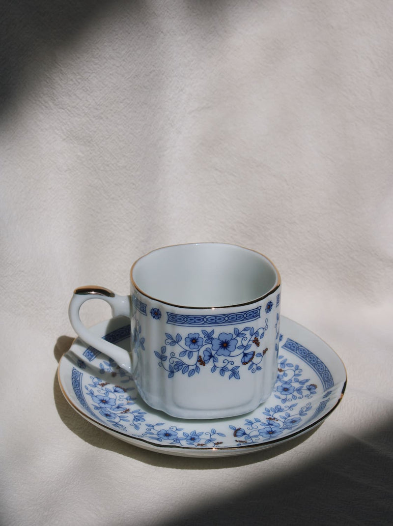 Ensemble tasse et soucoupe Celeste
