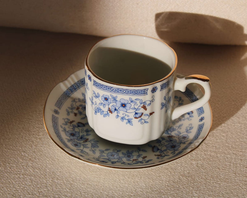 Ensemble tasse et soucoupe Celeste