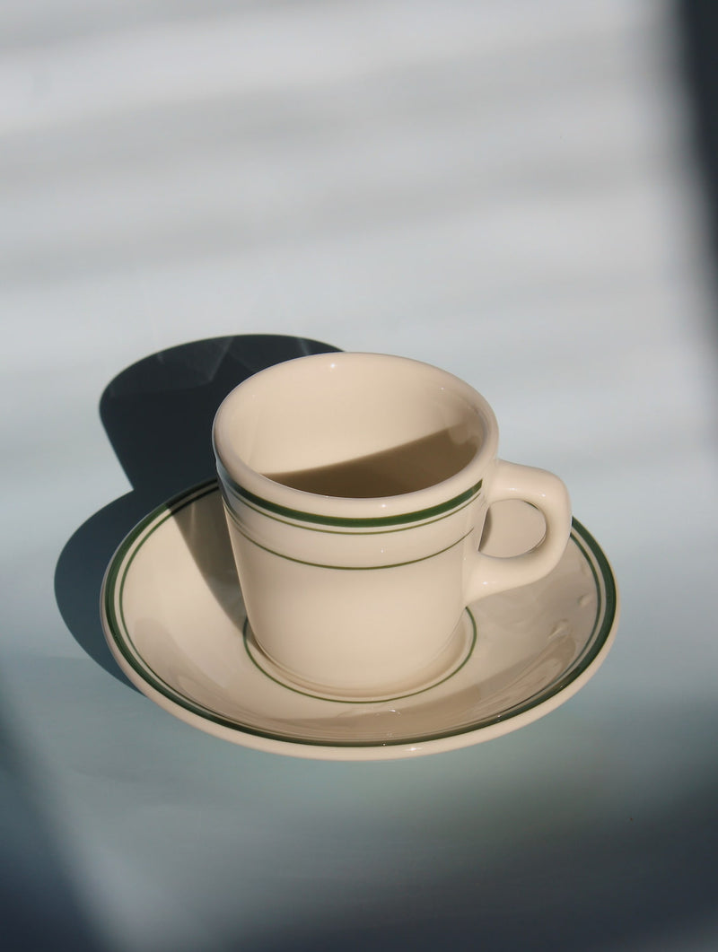 Tazza e piattino Verde