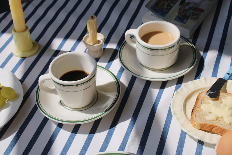 Tazza e piattino Verde