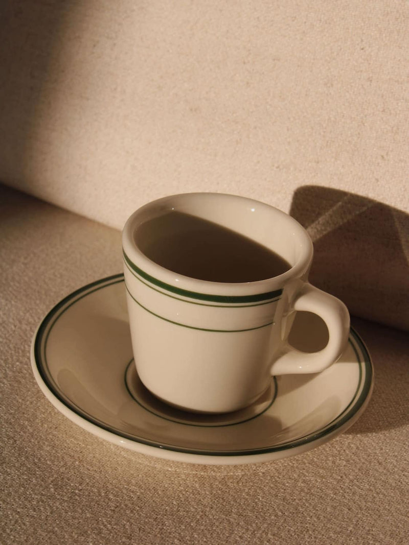 Tazza e piattino Verde