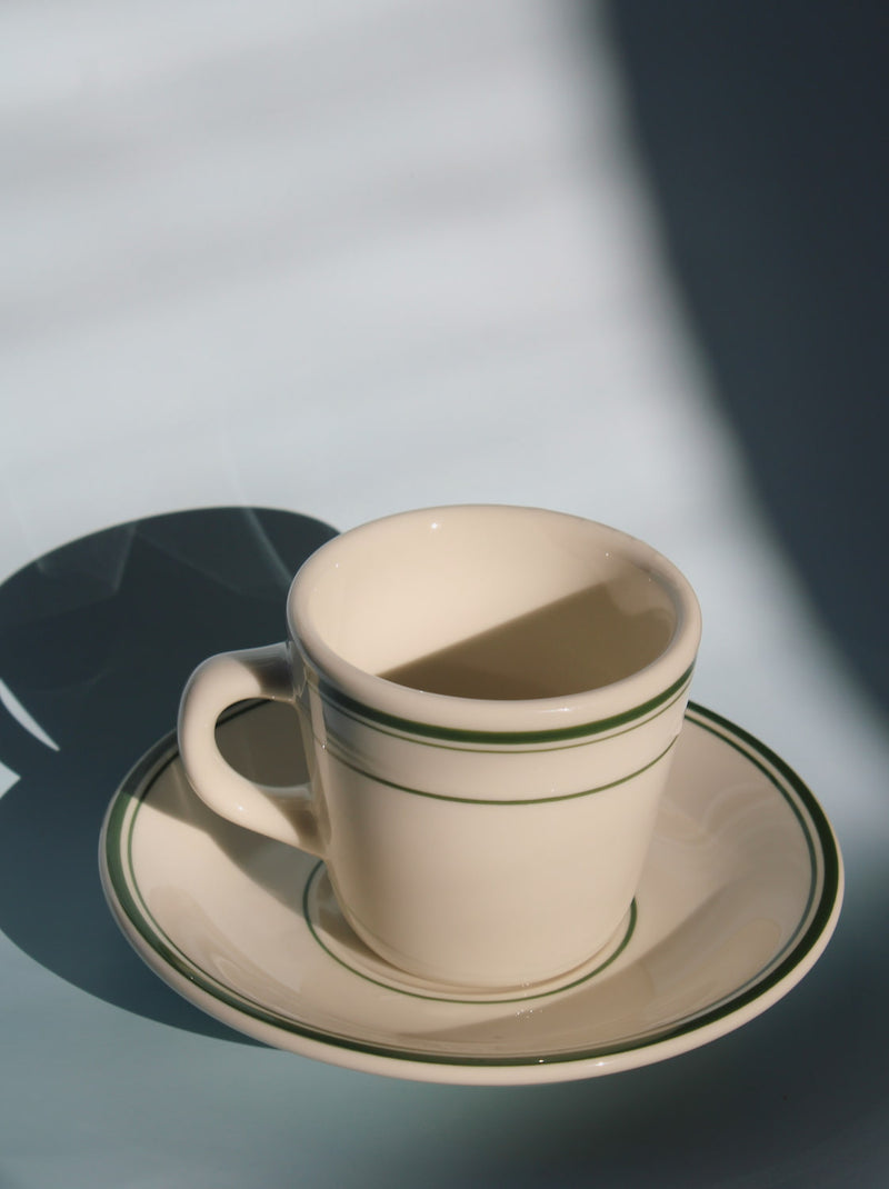 Tazza e piattino Verde