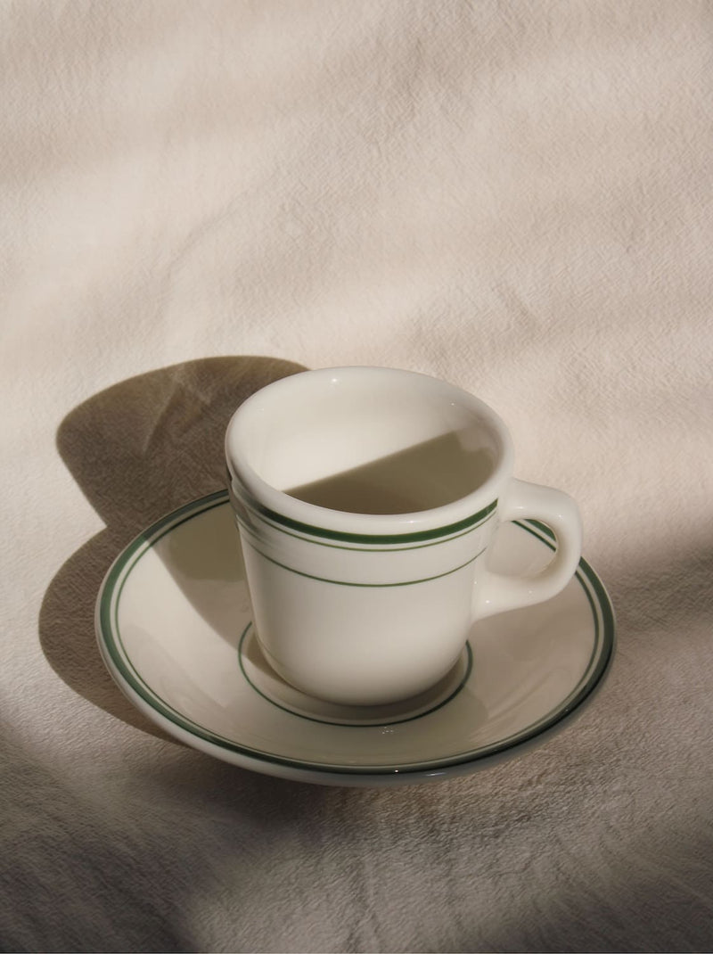 Tazza e piattino Verde