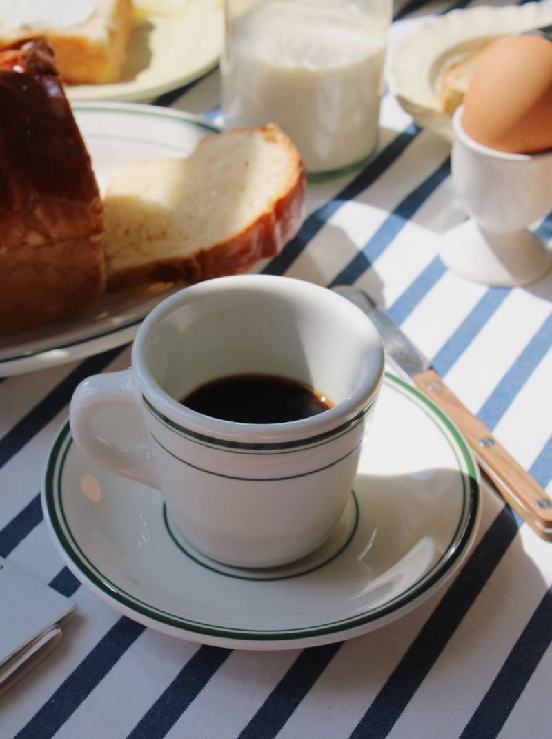 Tazza e piattino Verde