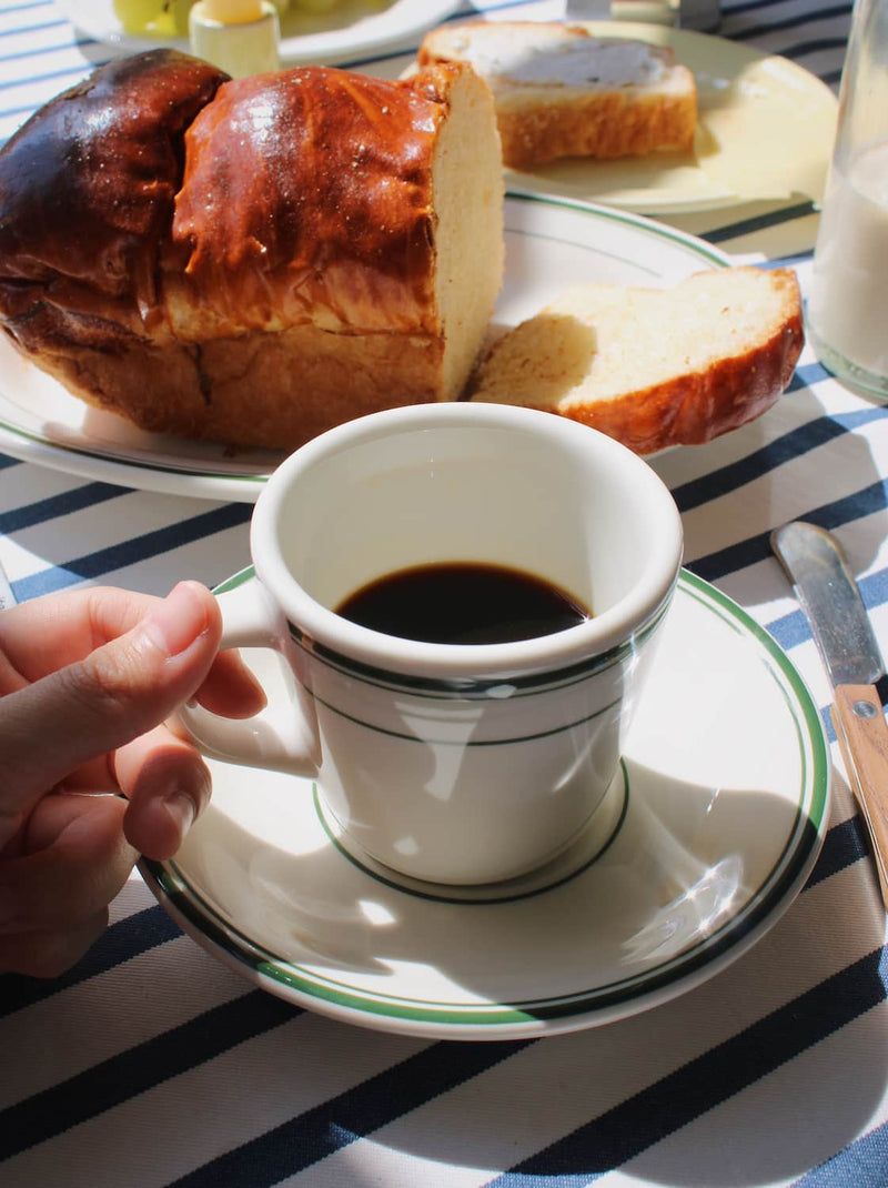 Tazza e piattino Verde