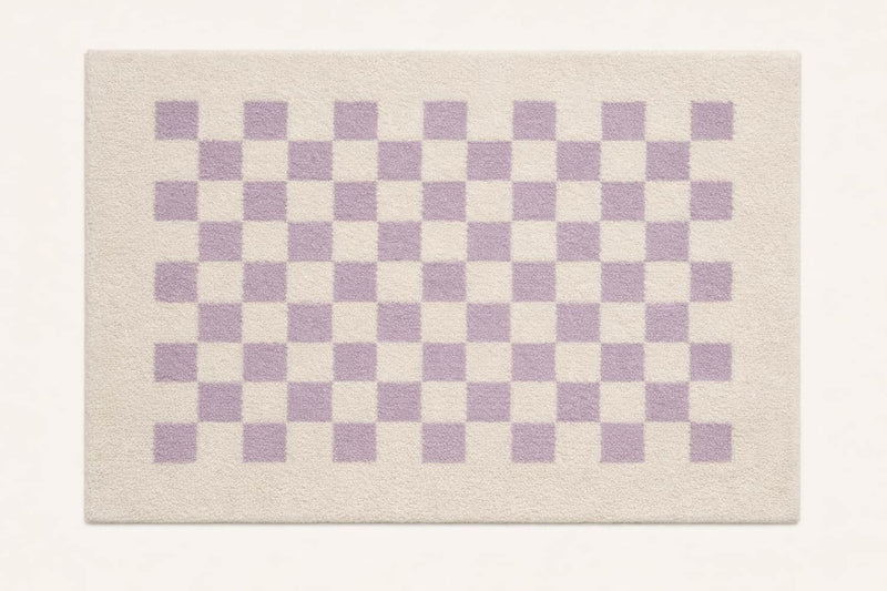 Taro Checker Rug