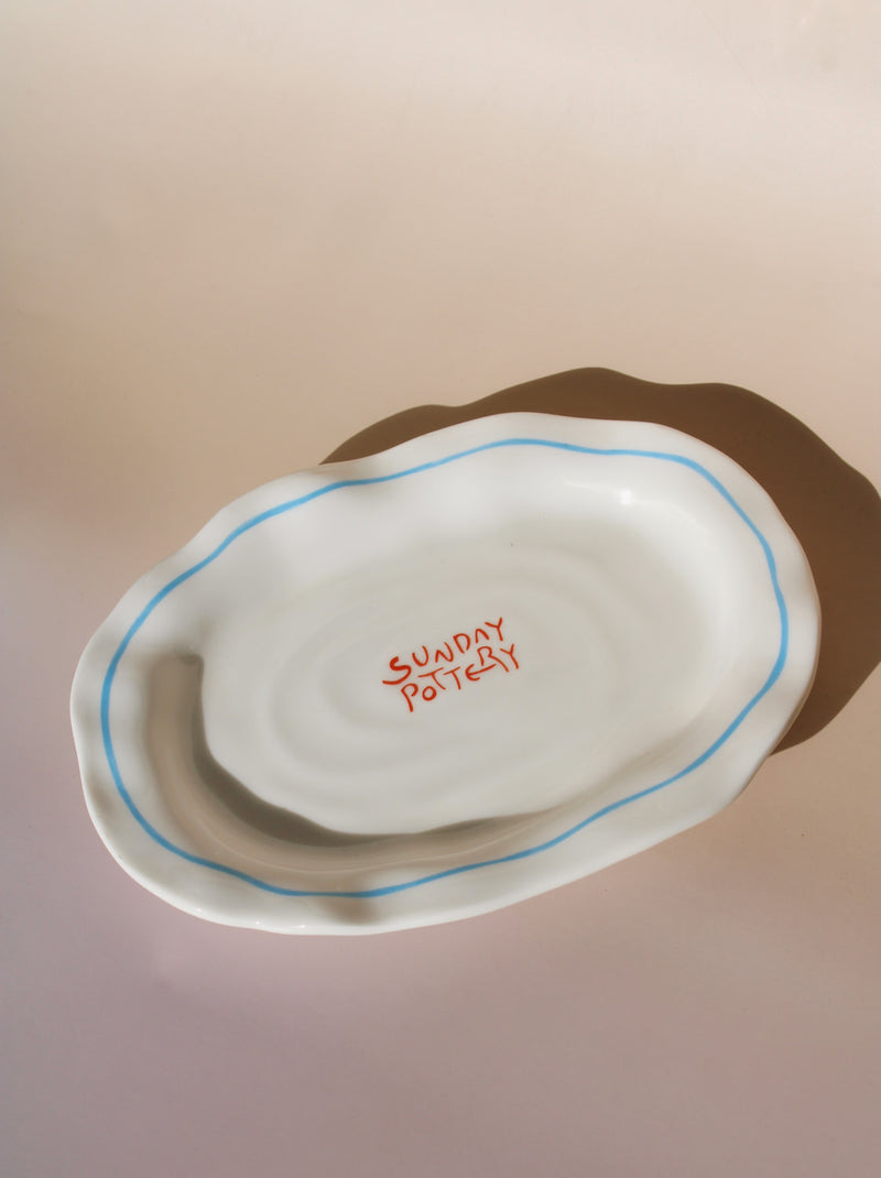 Sunday Ripple Serving Plate Set