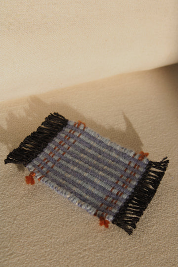 Indigo Loom Handvävd ullunderlägg