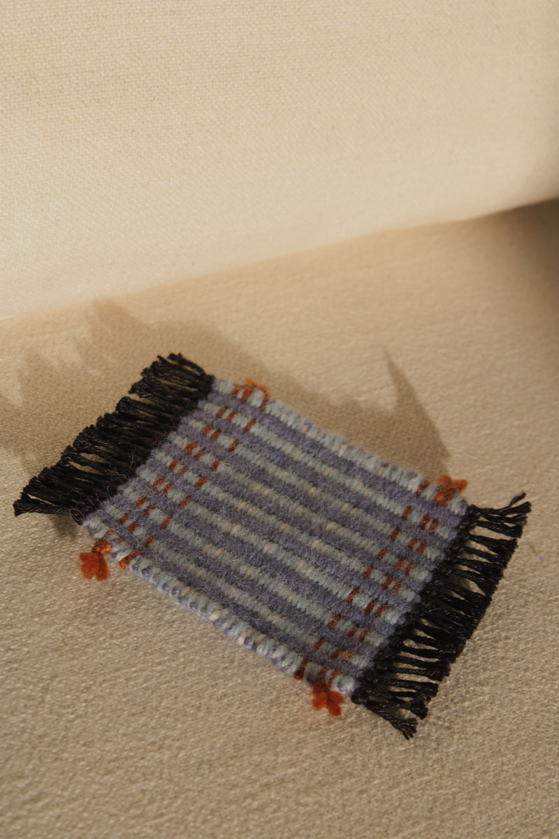 Indigo Loom handgeweven wollen onderzetter