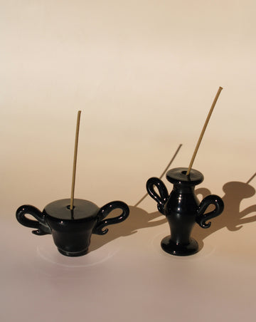 Genie’s Duo Ceramic Incense Holder Set