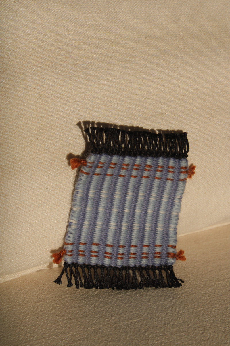 Indigo Loom handgeweven wollen onderzetter
