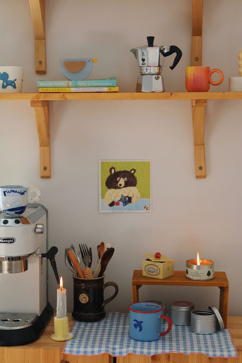 Favourite Cup Bär Kunstdruck