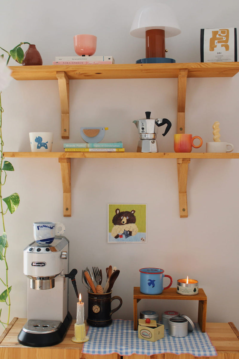 Favourite Cup Bär Kunstdruck