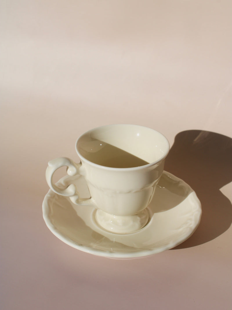 Ensemble tasse et soucoupe Celia