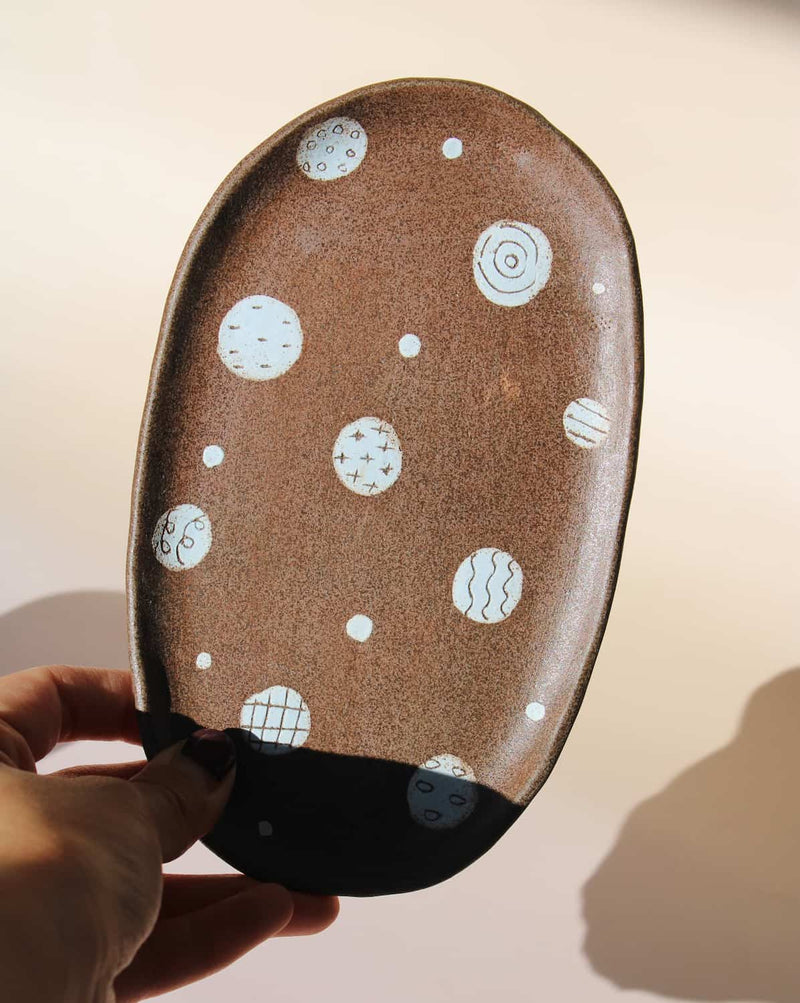 Cosmos Ceramic Cup and Plate Set