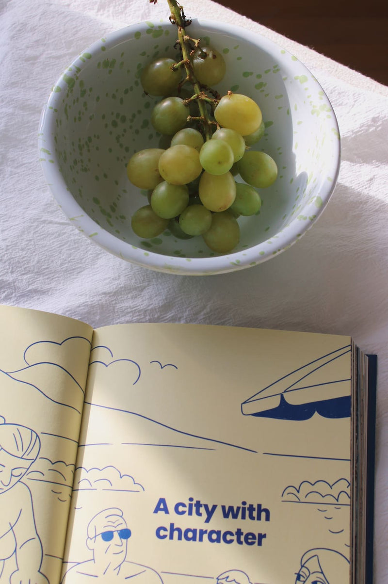 Tigela de esmalte Clover