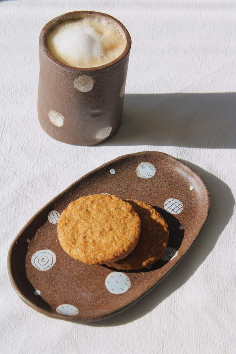 Cosmos Ceramic Cup and Plate Set