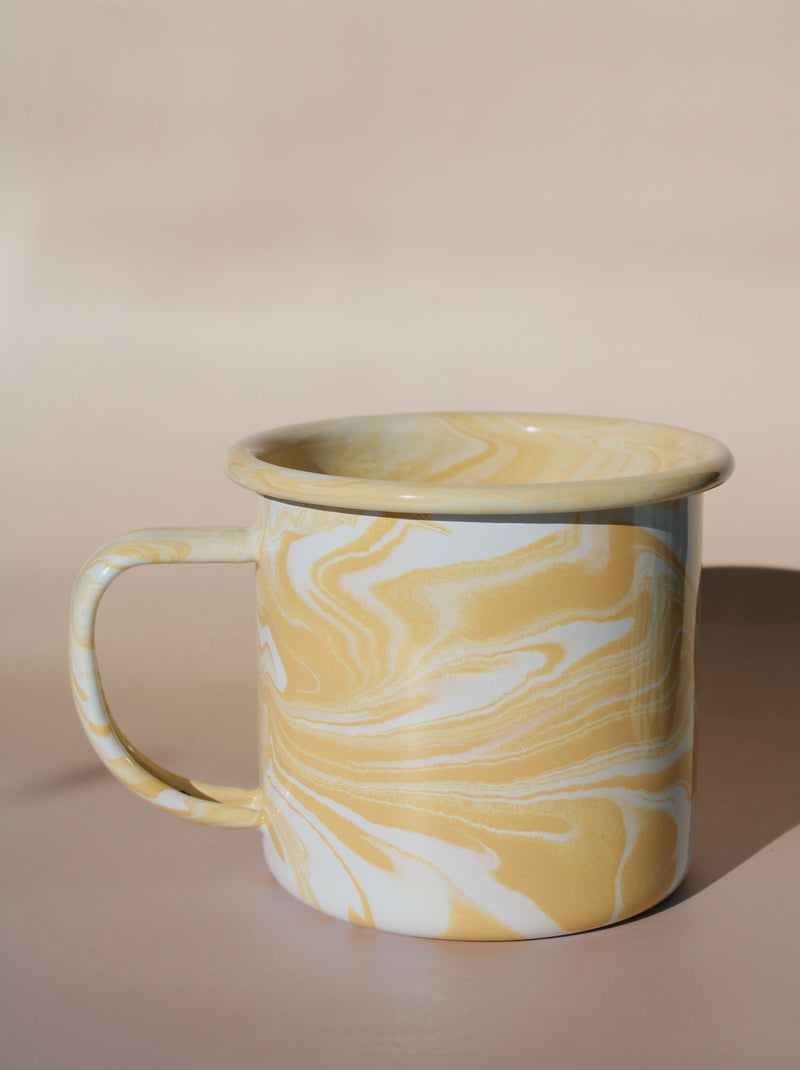 Sol zománcos bögre