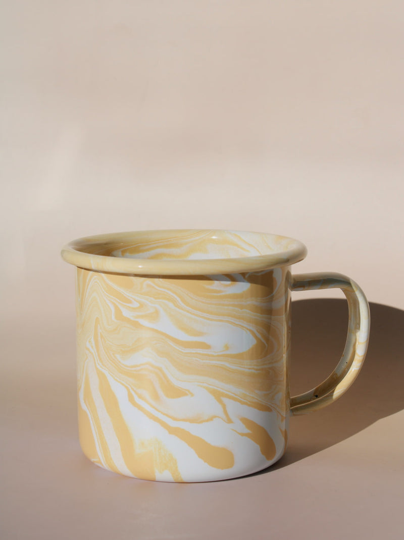 Sol zománcos bögre