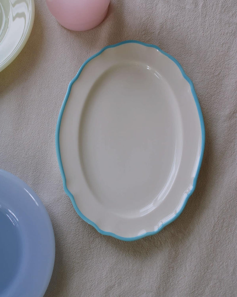 Assiette festonnée Delphine