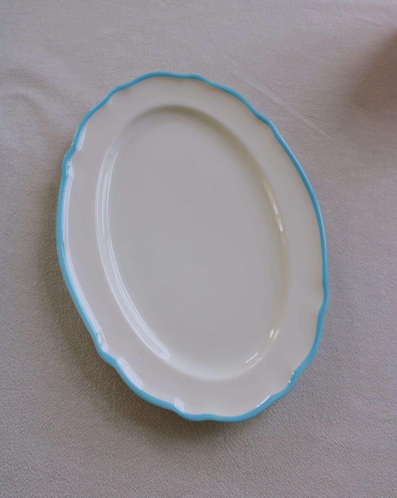 Assiette festonnée Delphine