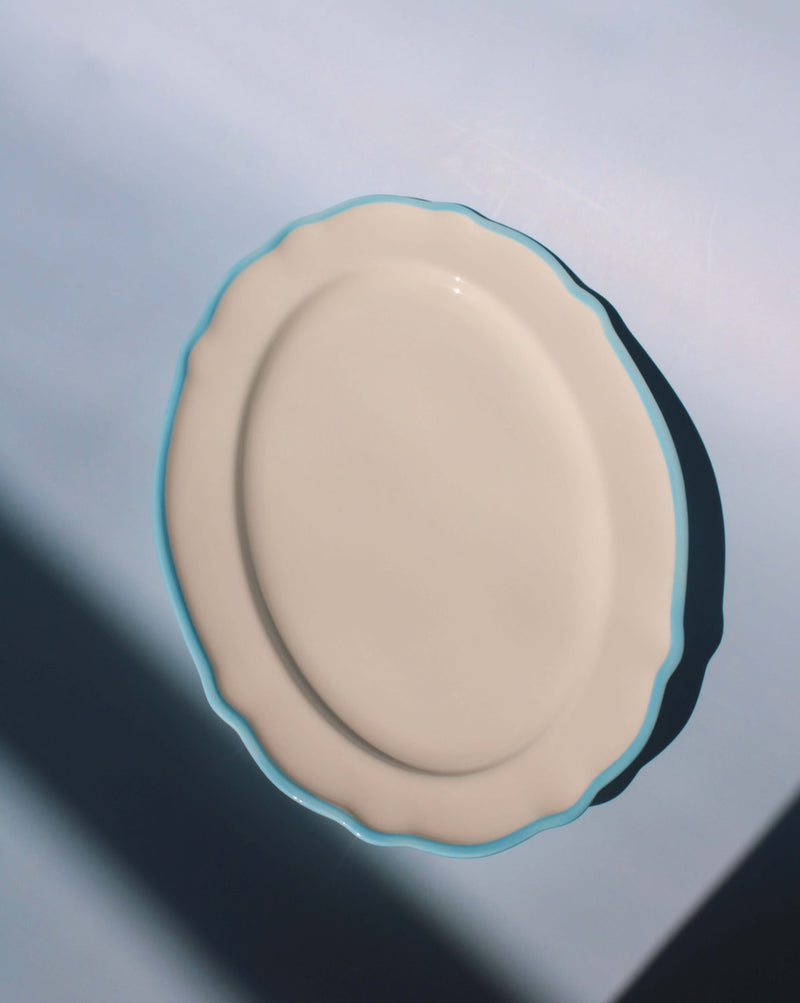 Assiette festonnée Delphine