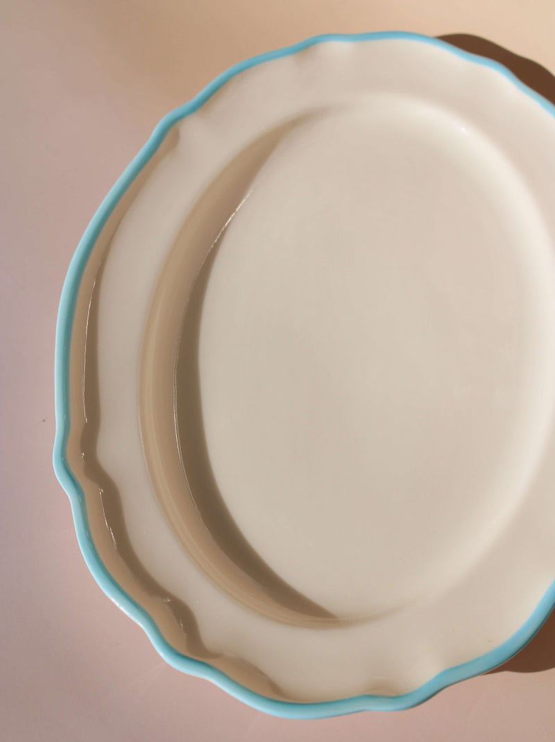 Assiette festonnée Delphine