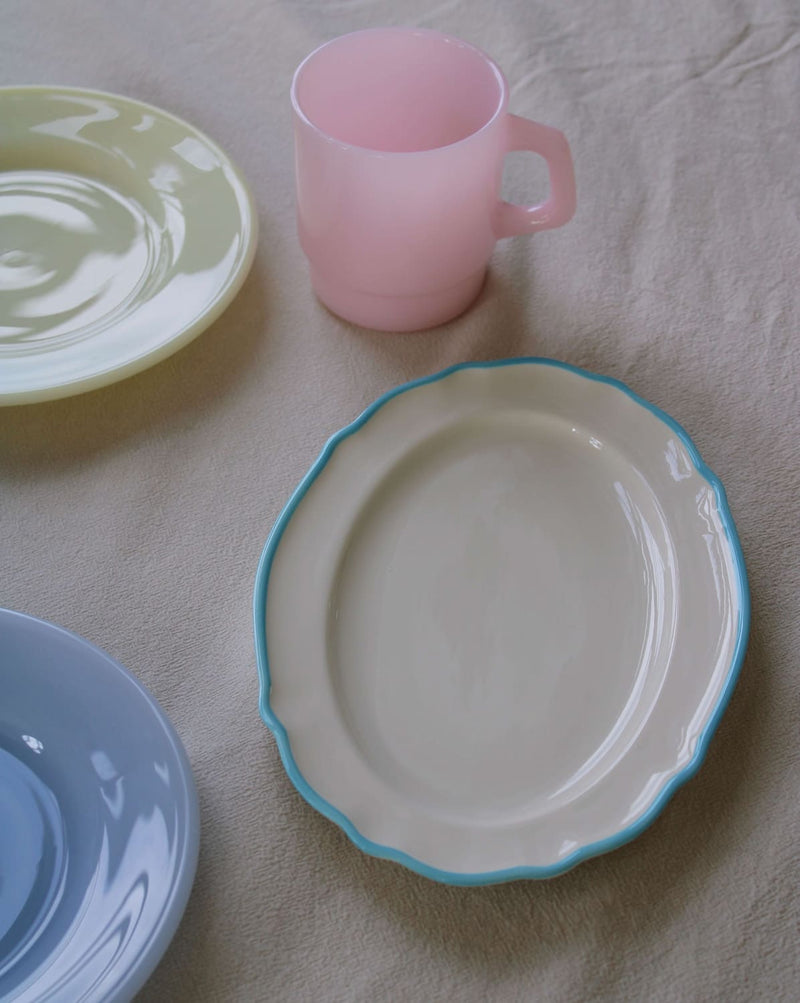 Assiette festonnée Delphine