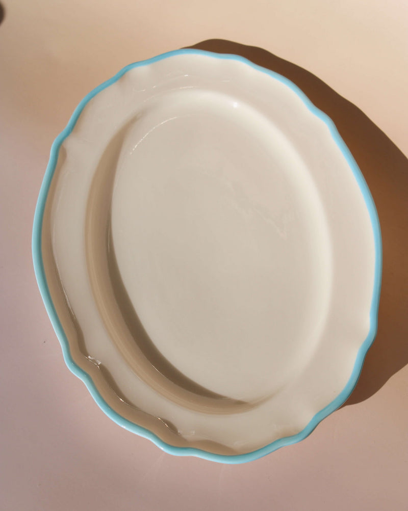 Assiette festonnée Delphine