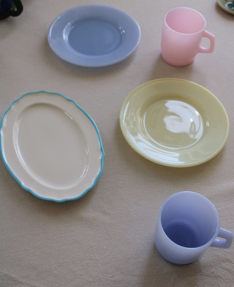 Smör moln glasplatta