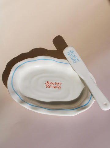 Sunday Ripple Serving Plate Set