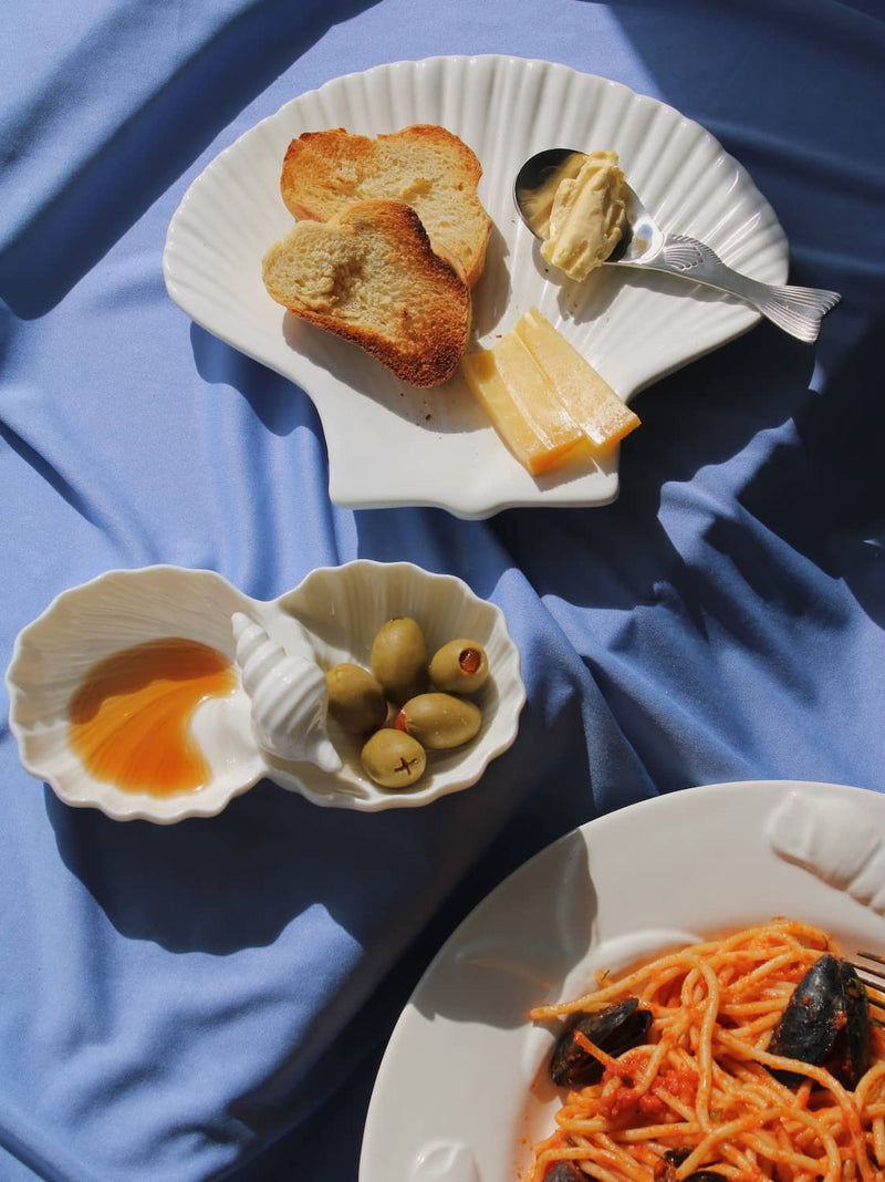 Calista Ceramic Shell Plate