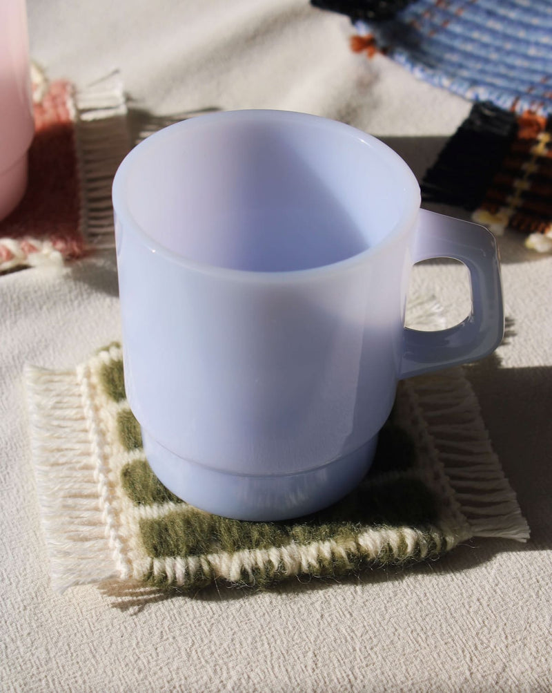 Indigo Loom Handvävd ullunderlägg