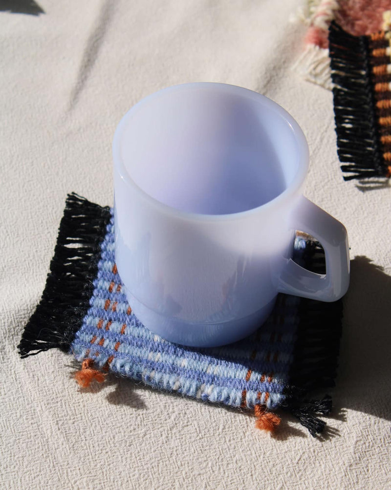 Indigo Loom Handvävd ullunderlägg