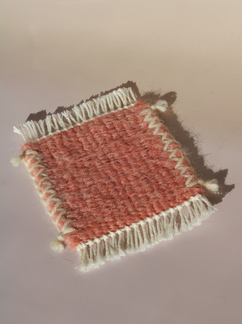 Indigo Loom Handwoven Wool Coaster
