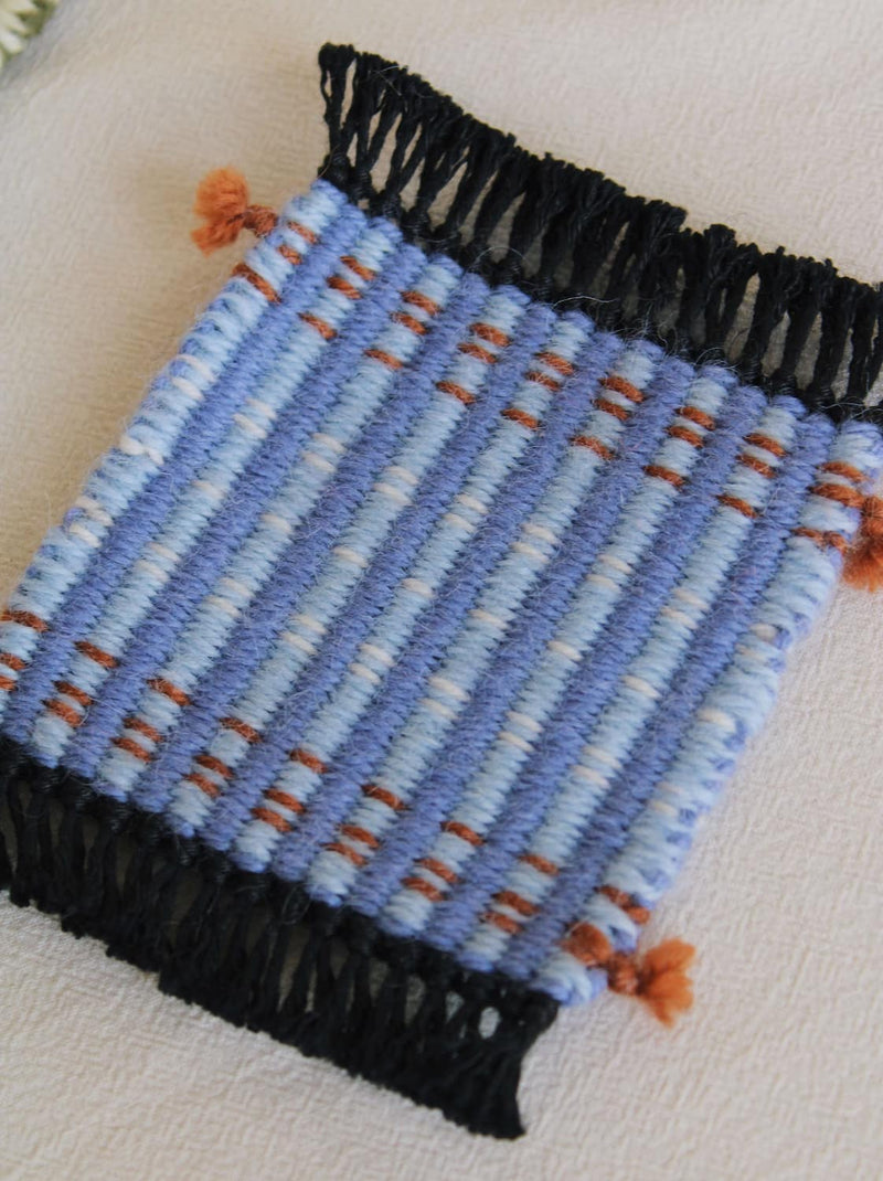 Indigo Loom Handvävd ullunderlägg