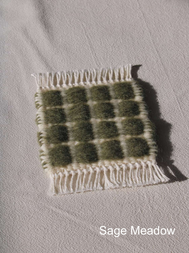 Indigo Loom Handvävd ullunderlägg