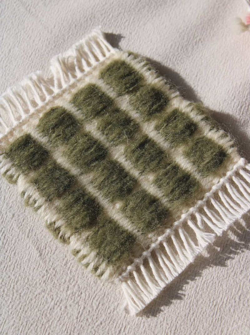 Indigo Loom Handvävd ullunderlägg