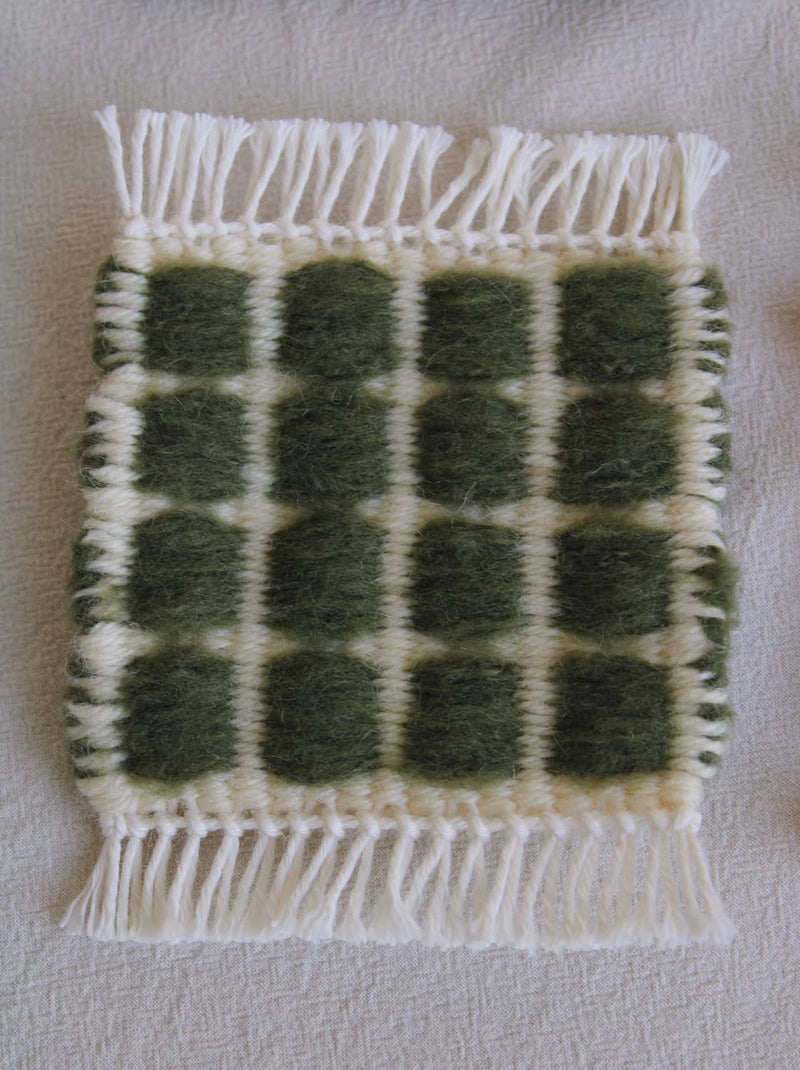 Indigo Loom Handvävd ullunderlägg