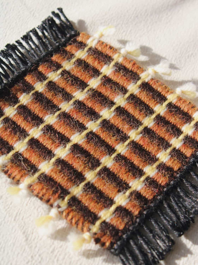 Indigo Loom Handvävd ullunderlägg