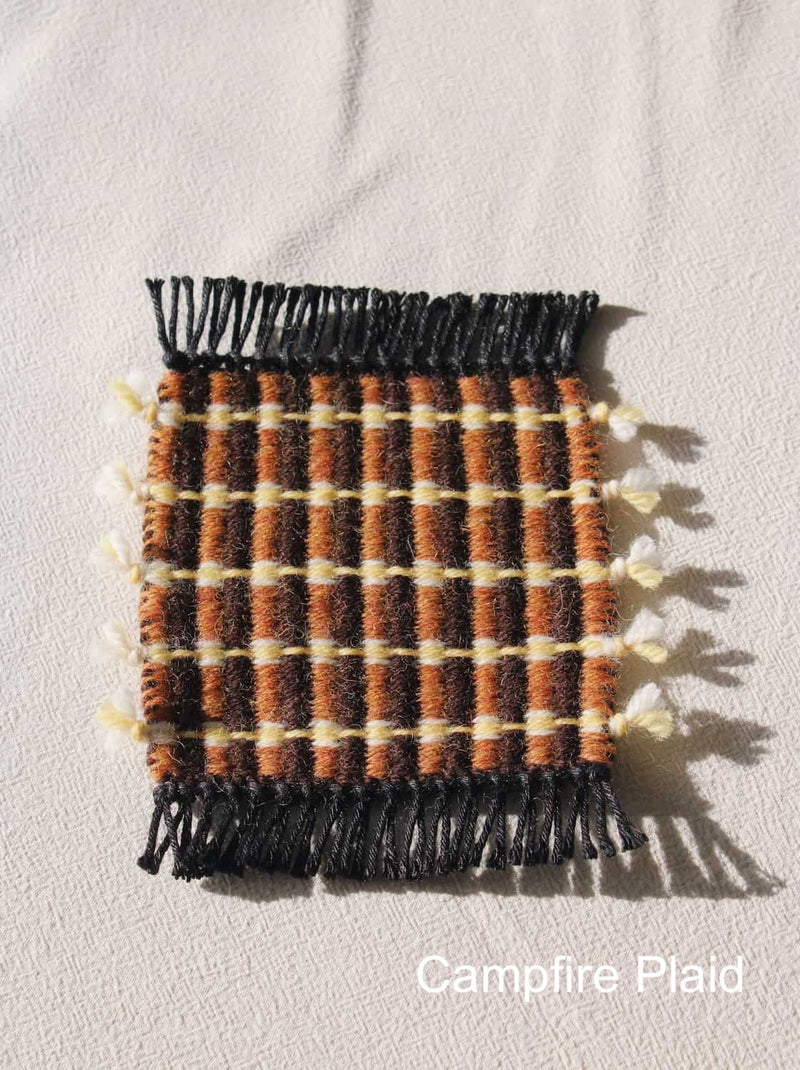 Indigo Loom Handvävd ullunderlägg