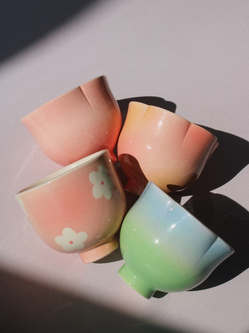 Sky Flower Yunomi Cup