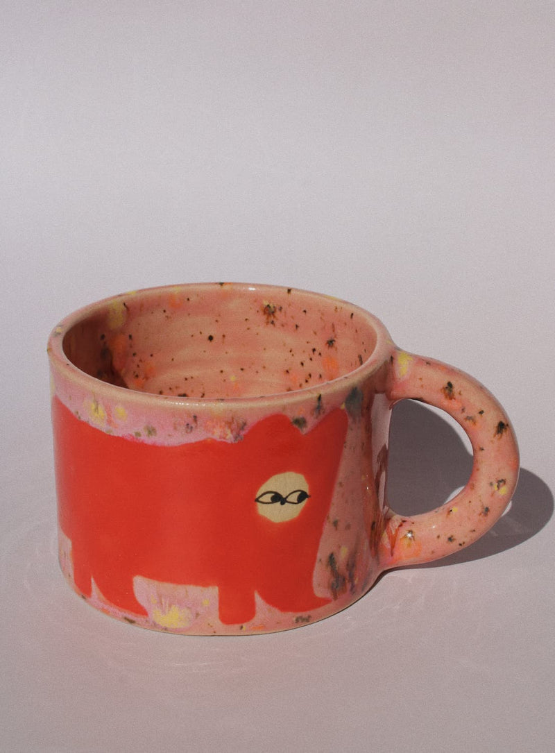 Poppy Ceramic Cat Mug